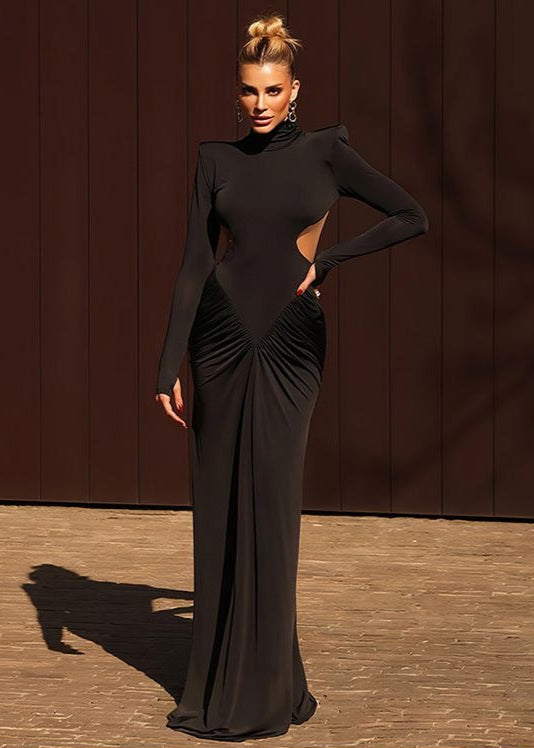 Seraphina - Cutout Long Sleeve Maxi Dress