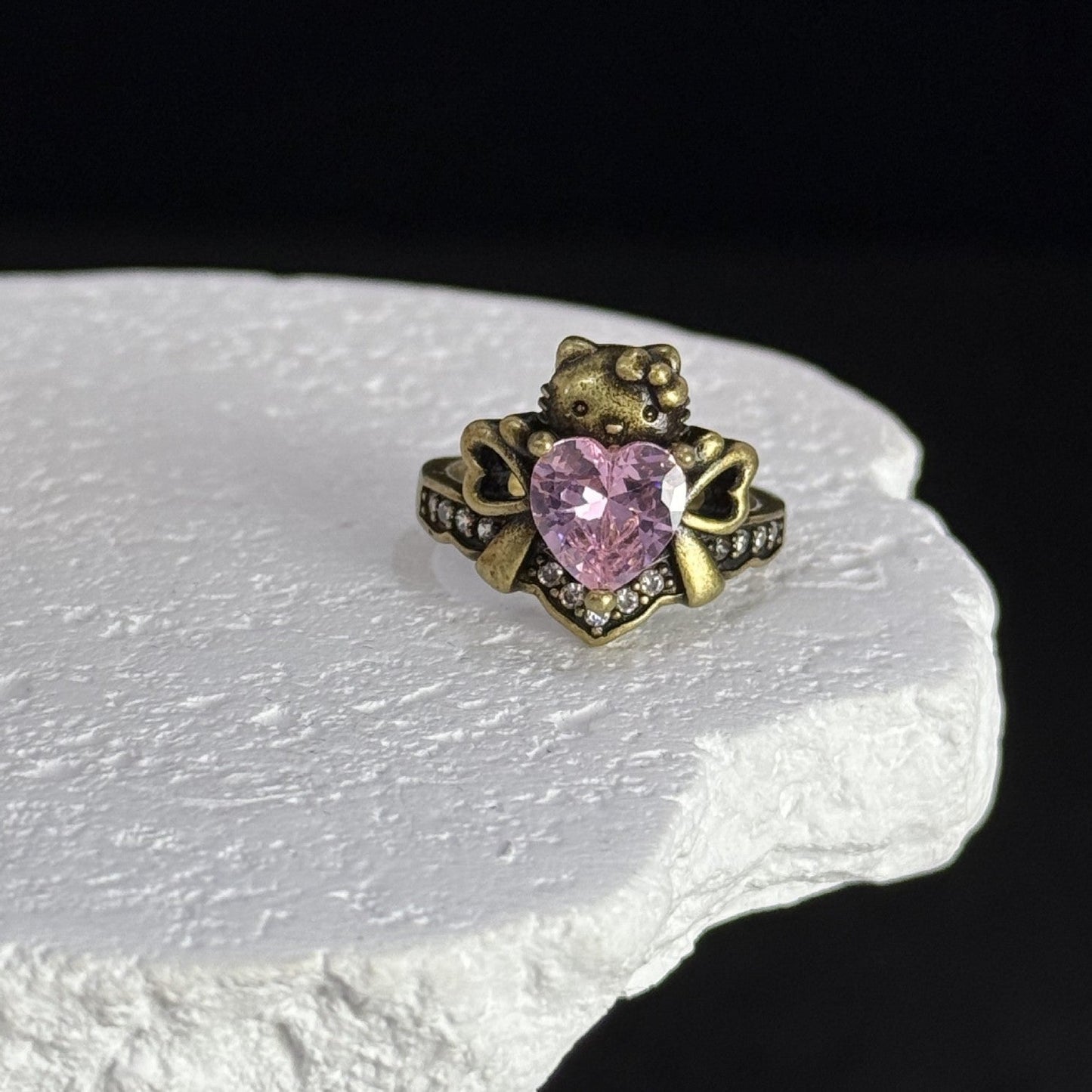 Kitty Heart Ring