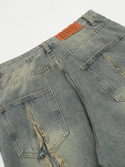 DressBetty - 2024 Distressed Street Vintage Casual Jeans