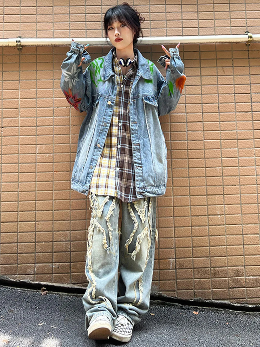 DressBetty - 2024 Distressed Street Vintage Casual Jeans