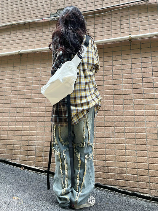 DressBetty - 2024 Distressed Street Vintage Casual Jeans