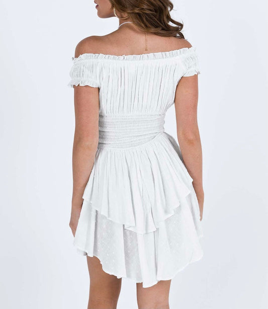 Love Galore Romper White Petite