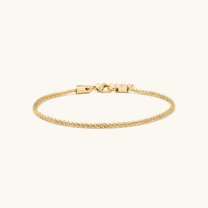 Luna Gleam - Delicate Gold Anklet