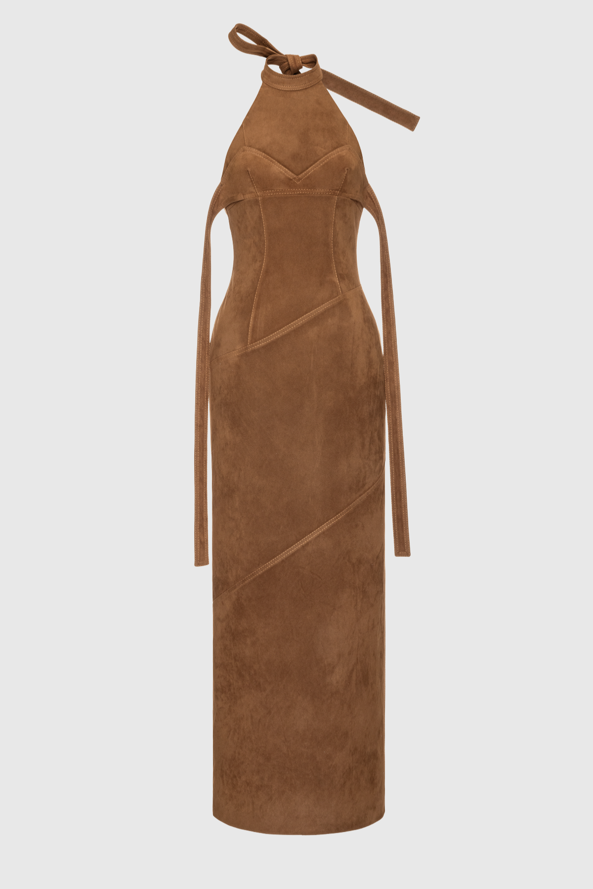 Maibe Halter Split Maxi Dress