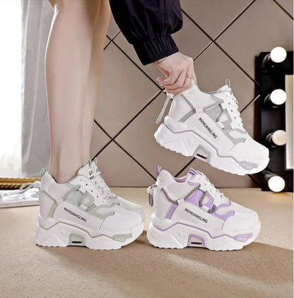 Mesh Rope Chunky Platform Sneakers