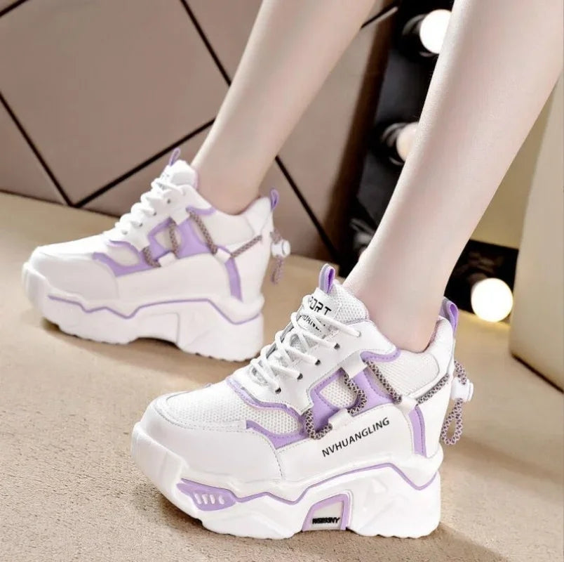Mesh Rope Chunky Platform Sneakers