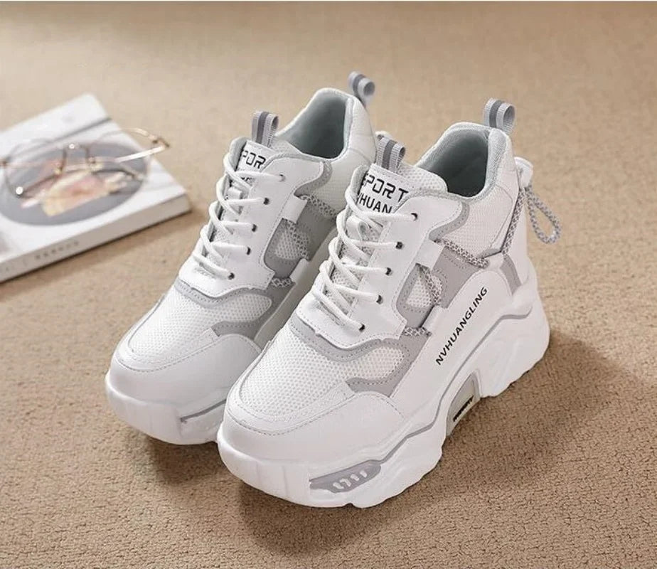 Mesh Rope Chunky Platform Sneakers