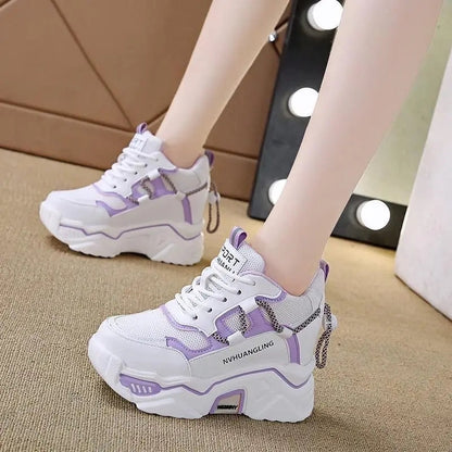 Mesh Rope Chunky Platform Sneakers