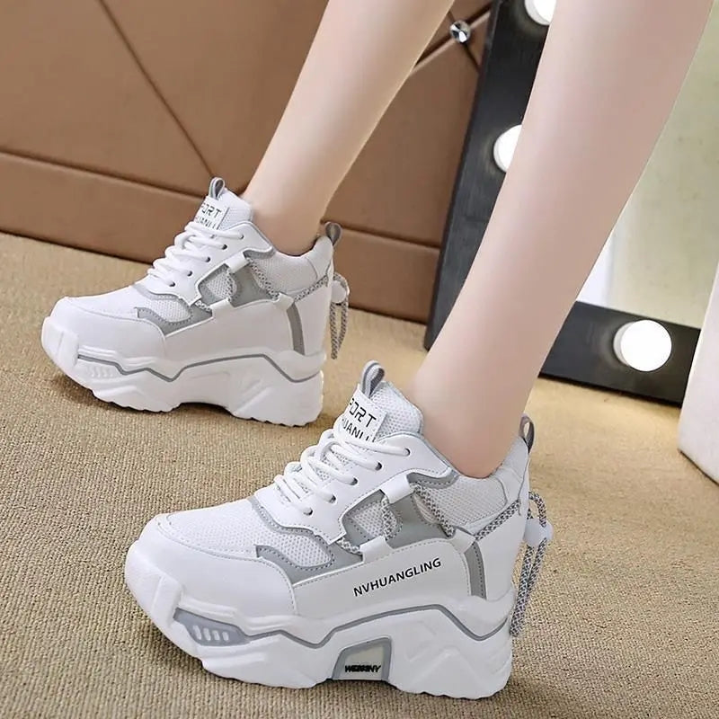 Mesh Rope Chunky Platform Sneakers