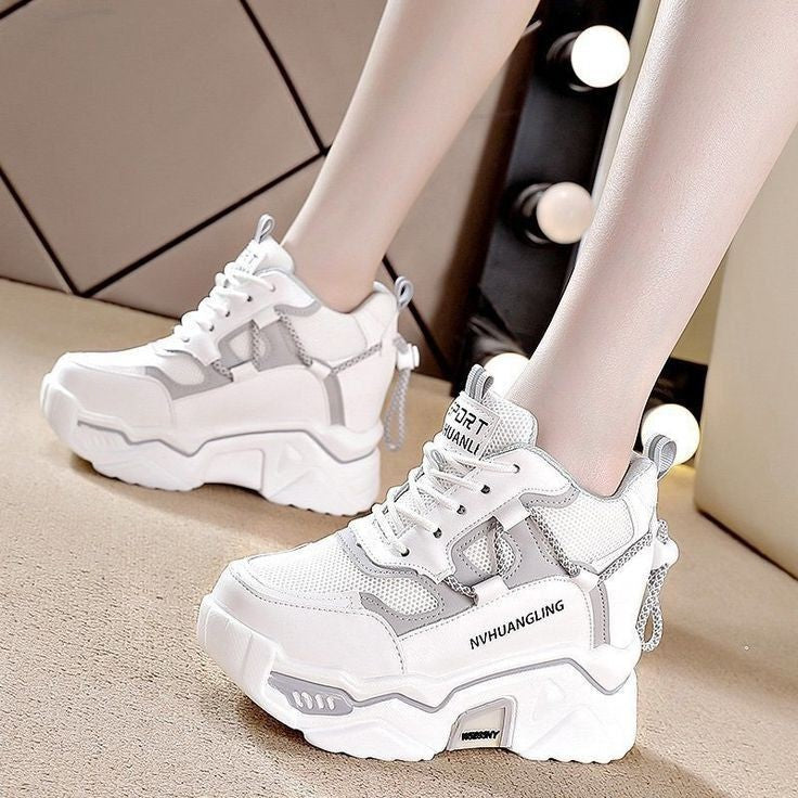 Mesh Rope Chunky Platform Sneakers