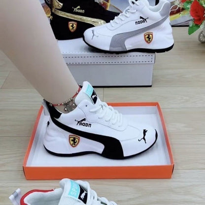 Mid-Top Leather Lovers Sneakers