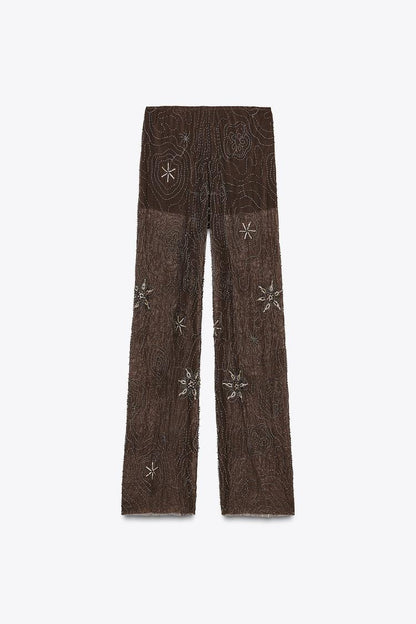 Midnight Mirage Beaded Pants
