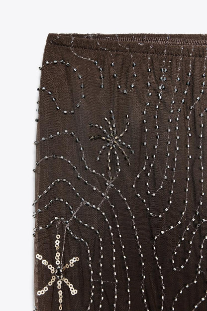 Midnight Mirage Beaded Pants