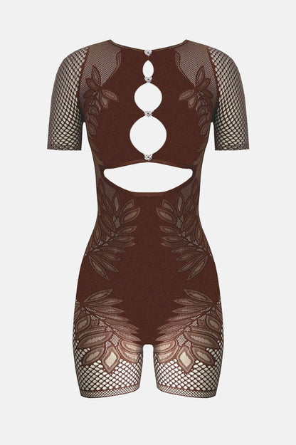 Milana Hollow Shapewear Playsuit