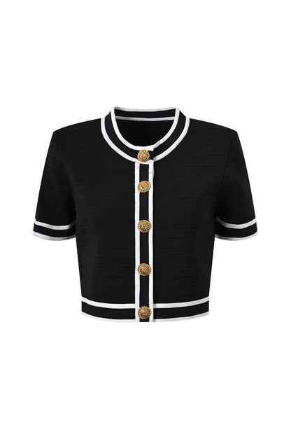 Miley Cropped Knit Top