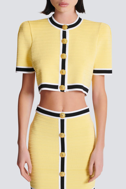 Miley Cropped Knit Top