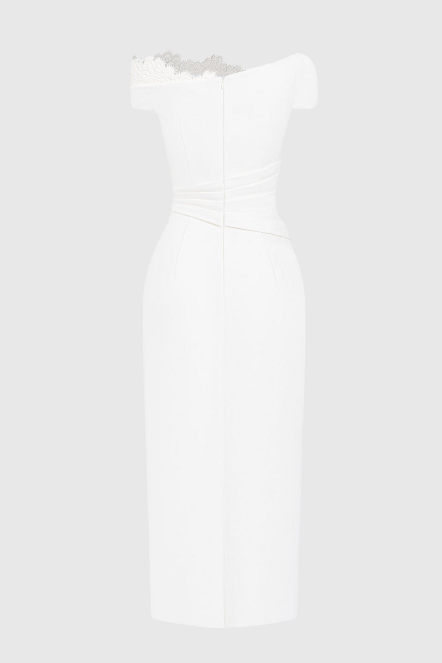Monika Off Shoulder Lace Midi Dress