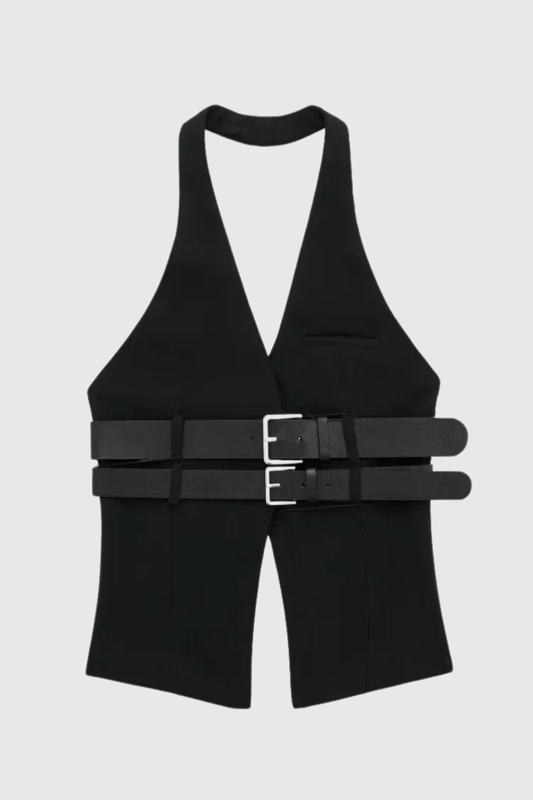 Natia Buckle Halter Top