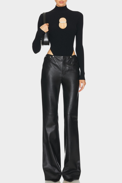 Nerissa Pearl Cutout Bodysuit