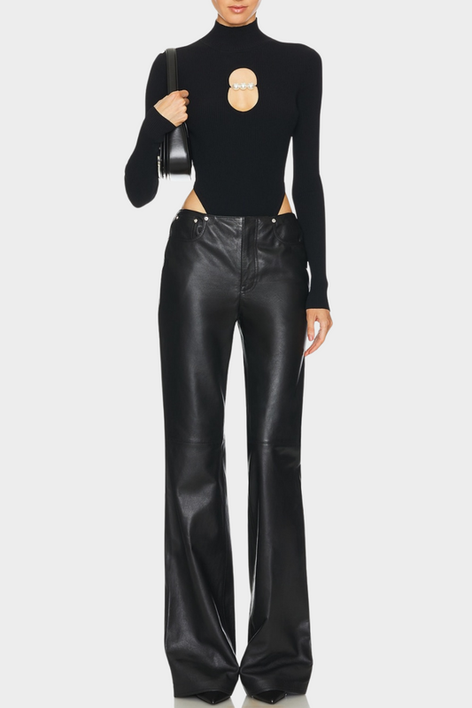 Nerissa Pearl Cutout Bodysuit