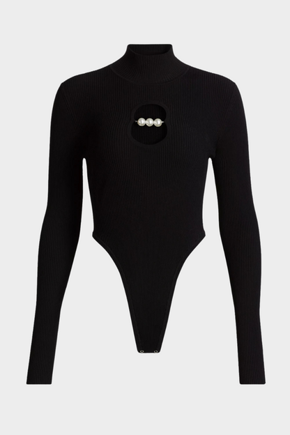 Nerissa Pearl Cutout Bodysuit