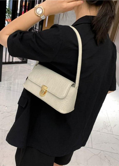 Croc-Embossed Mini Shoulder Bag