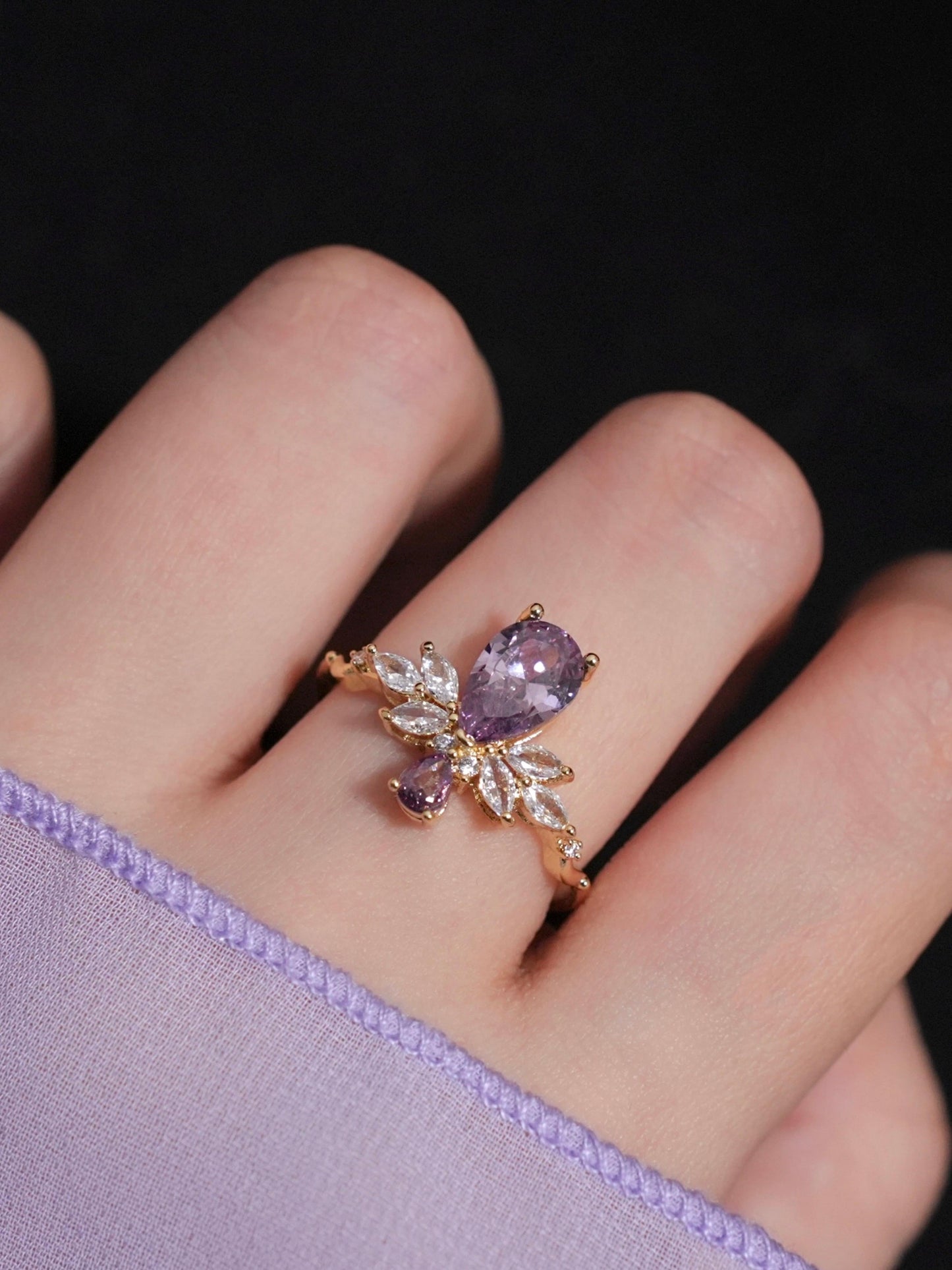 Midsummer Dream Open Rings Drop