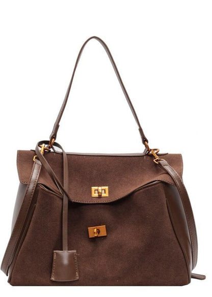 Amelia - StructuRed Top-Handle Satchel
