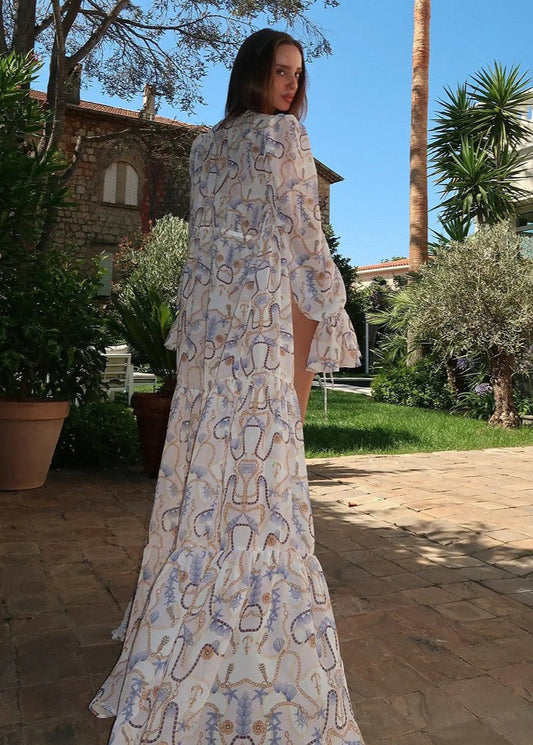 Celeste - Sheer Boho Maxi Cover-Up