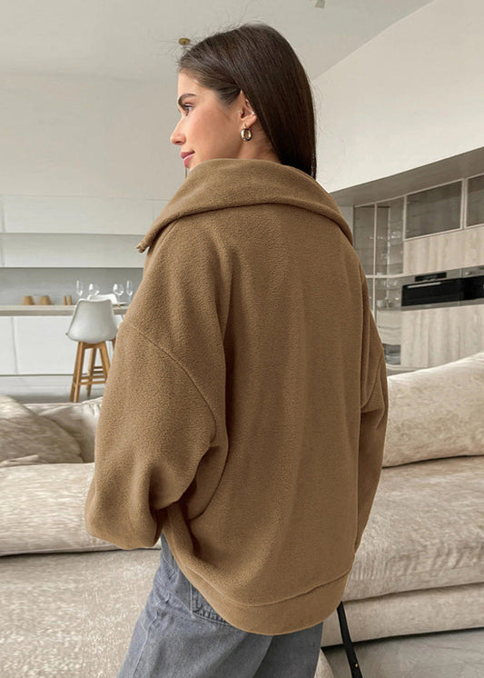 Cozy Fleece Quarter-Zip Pullover