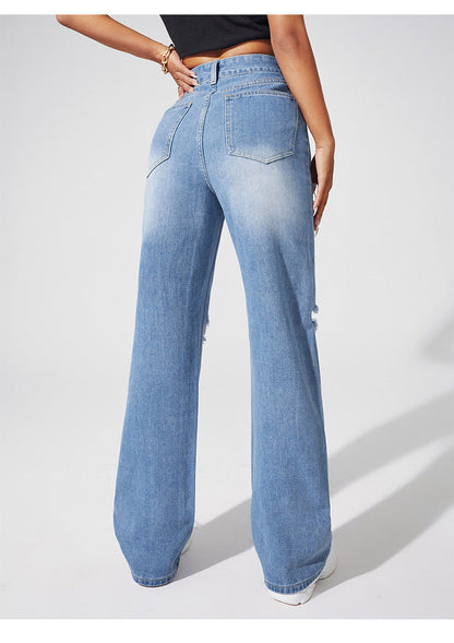 DressBetty - Street Butterfly Printed Jeans