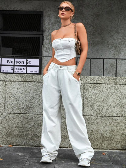 DressBetty - Trend Casual High Waist Jeans