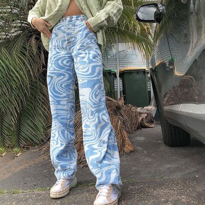 DressBetty - Street Loose Straight Jeans