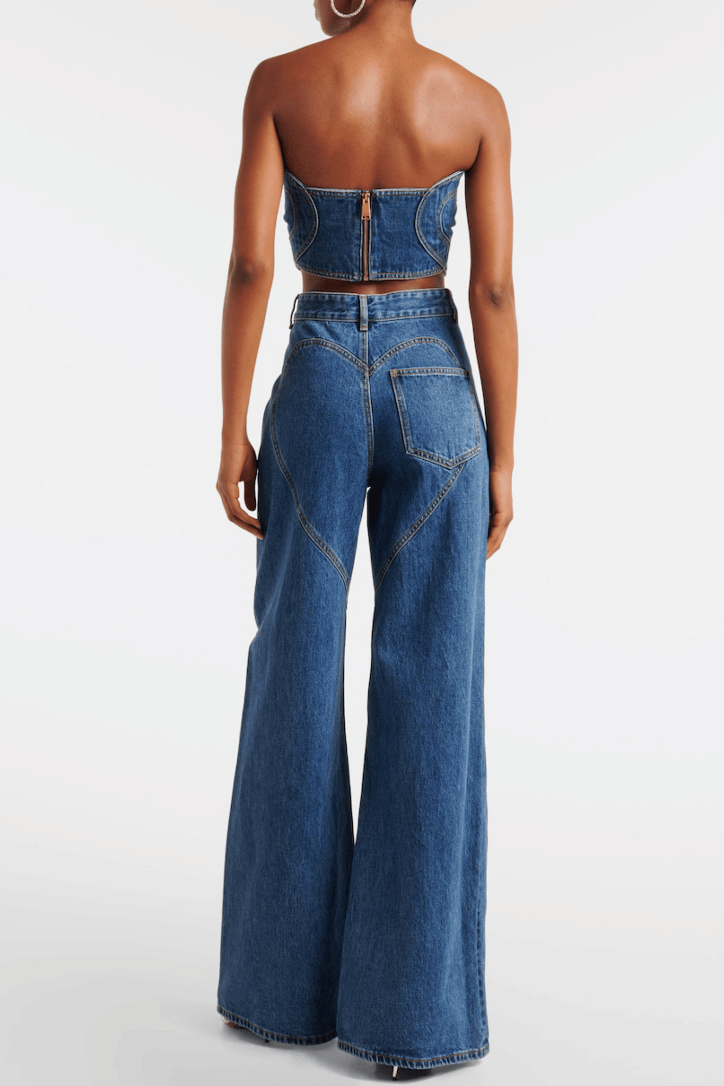 Odalys Heart Denim Top