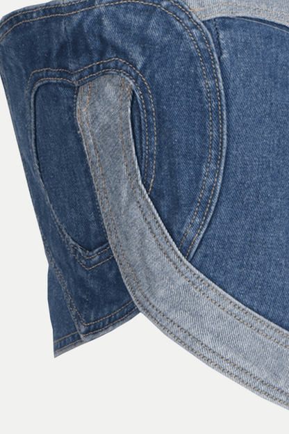Odalys Heart Denim Top