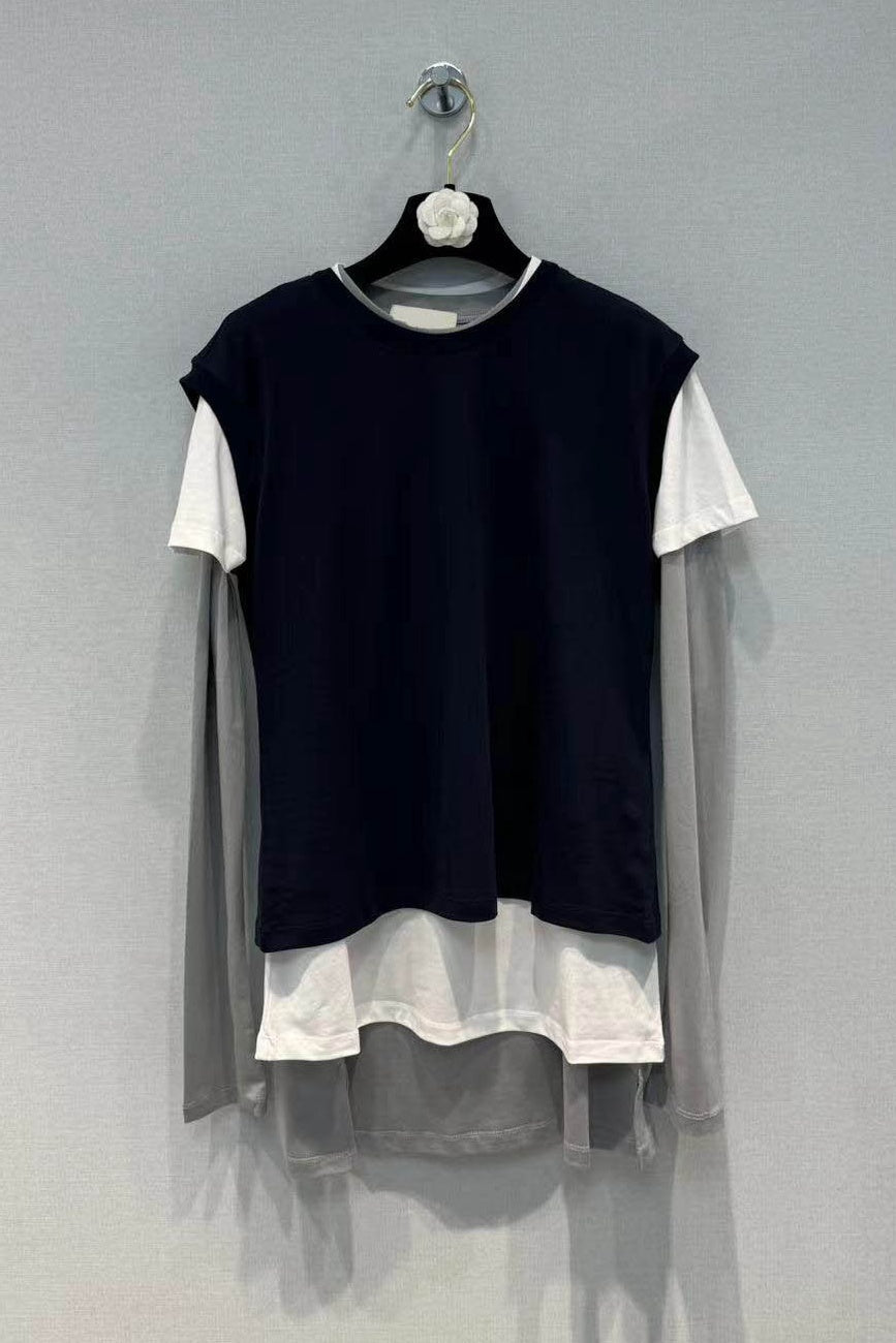 Ophelia Three Piece Set T-shirts - Black