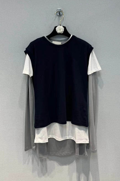 Ophelia Three Piece Set T-shirts - Black