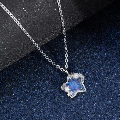 Pastal Magic Silver Necklace