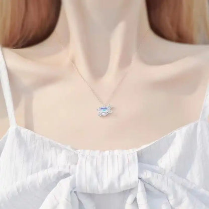 Pastal Magic Silver Necklace
