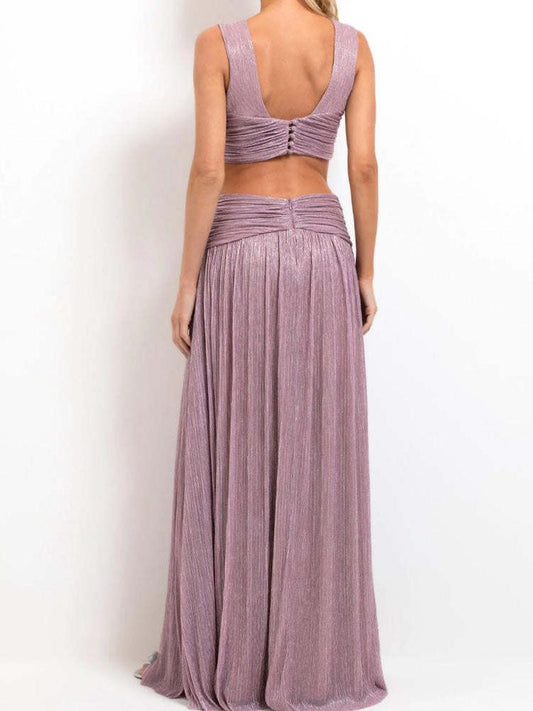 LARA | Elegant Plunge Maxi Dress
