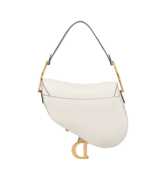 White Saddle Bag