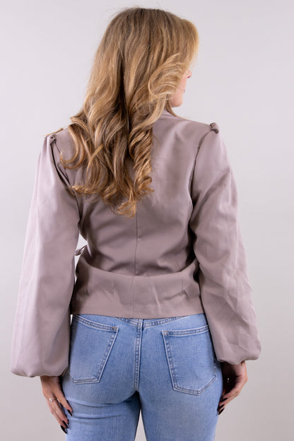 Jane Plain Wrap Blazer