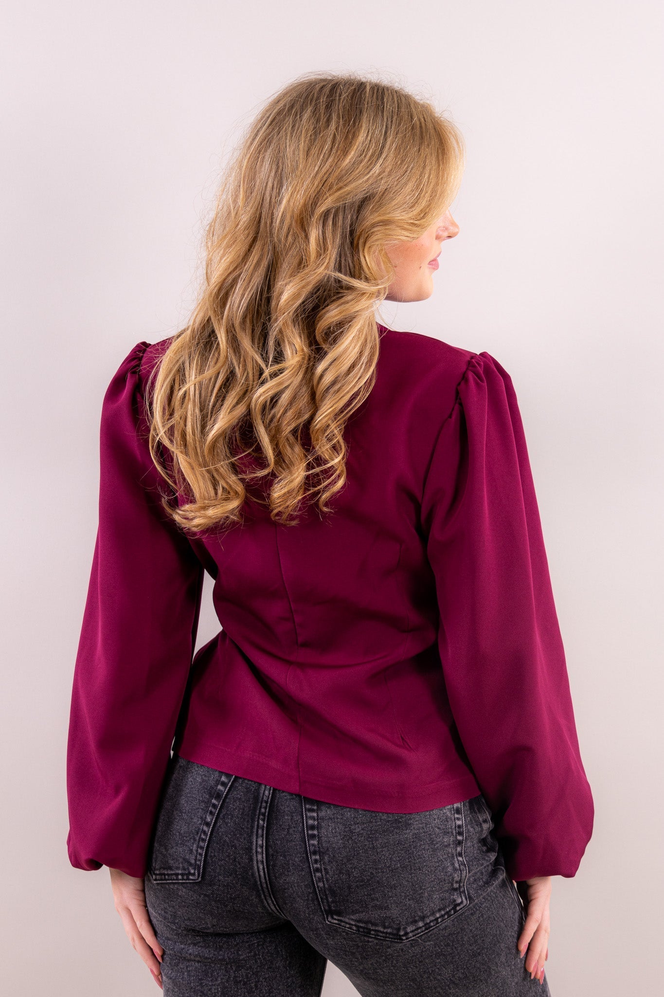 Jane Plain Wrap Blazer