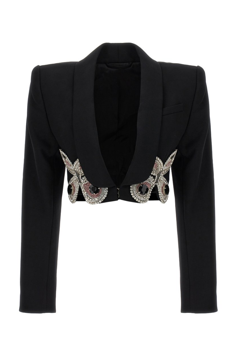 Regina Butterfly Rhinestone Blazer