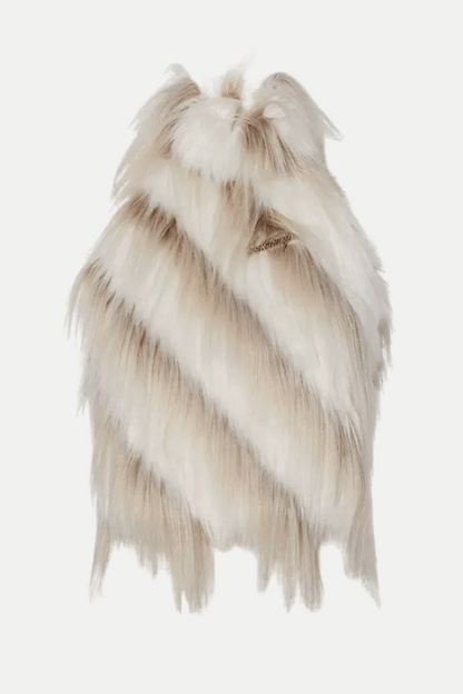 Rossetti Faux Fur Halter Top