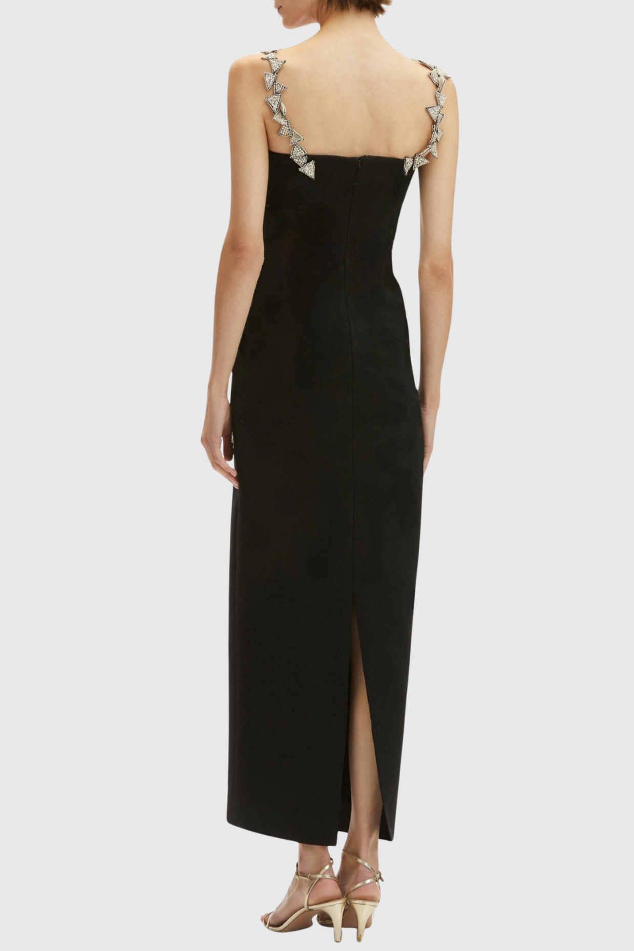 Rupala Crystal Triangle Maxi Bandage Dress