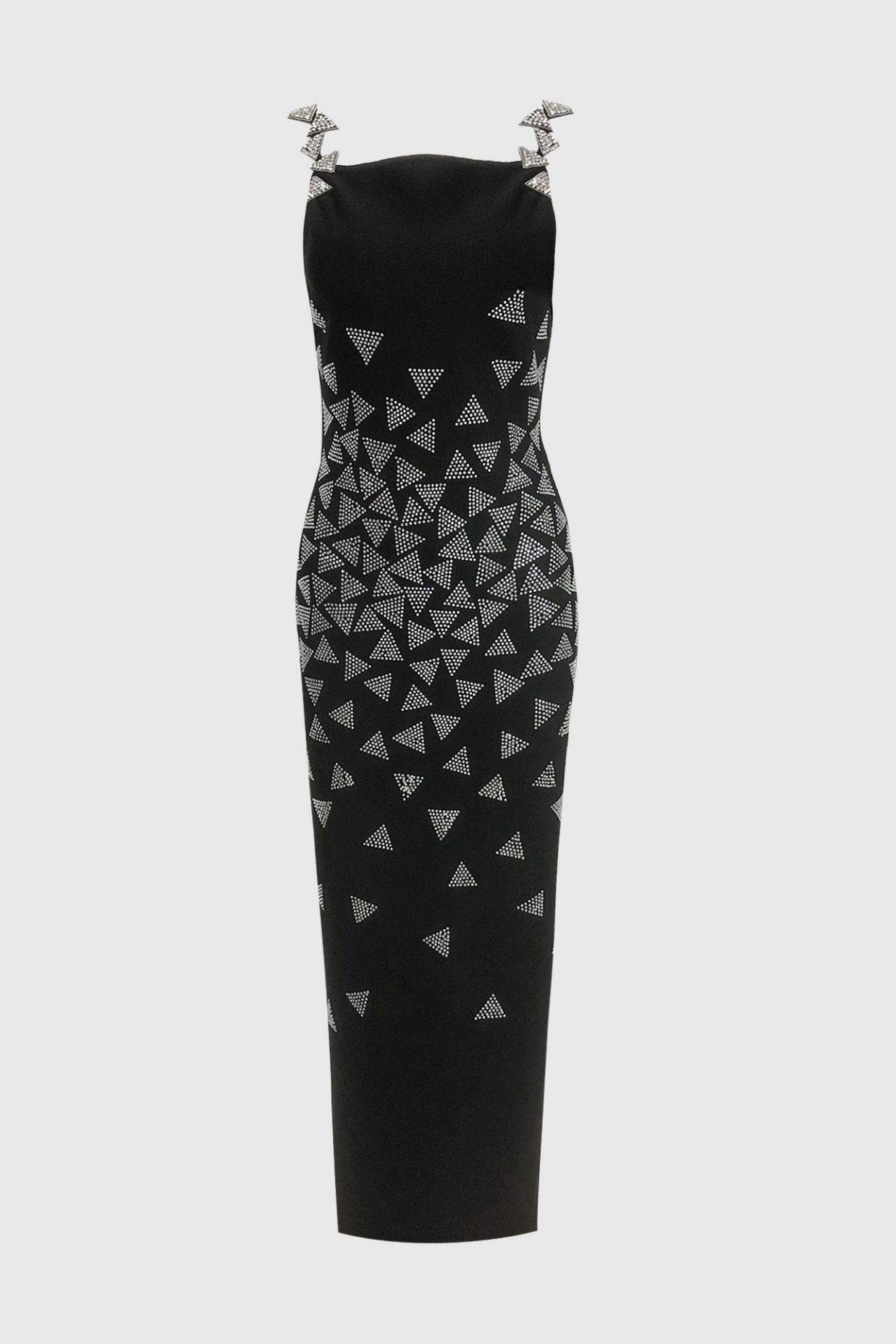 Rupala Crystal Triangle Maxi Bandage Dress