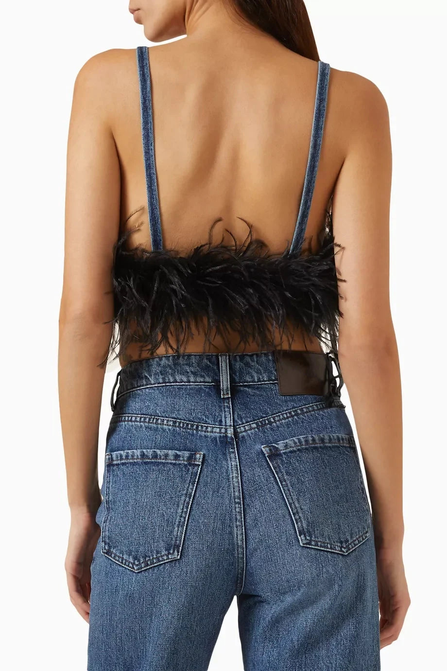 Ruth Feather Denim Top