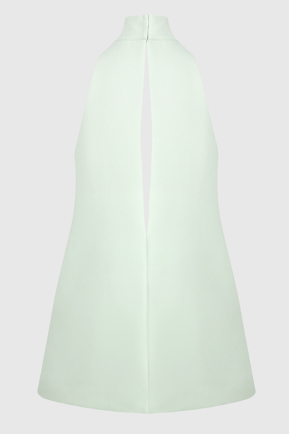 Ruven Sleeveless Cutout Mini Dress - Mint