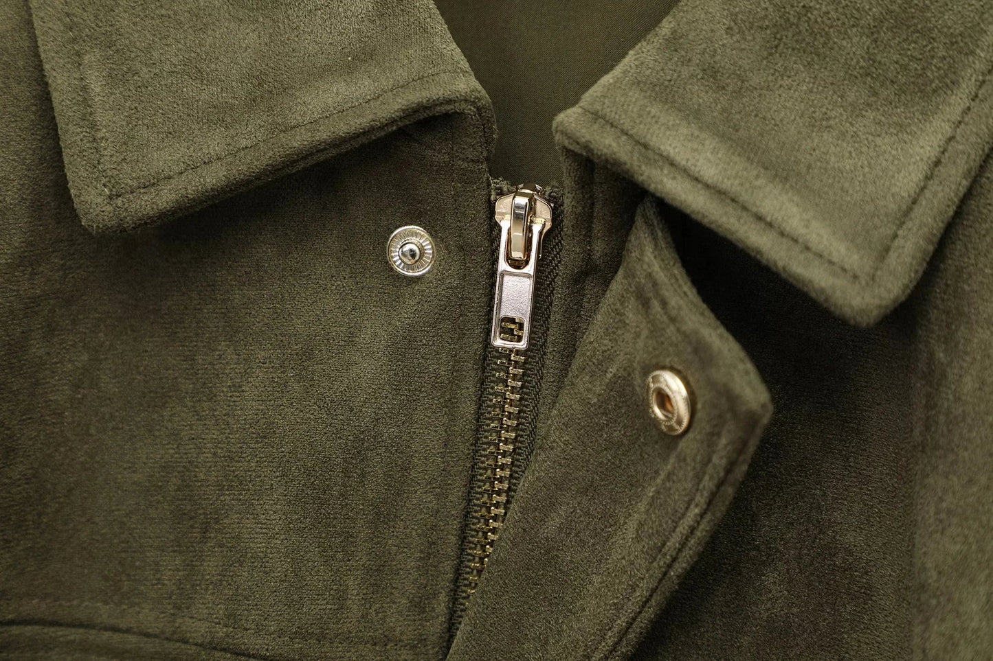 Mara Elegant Suede Loose Jacket